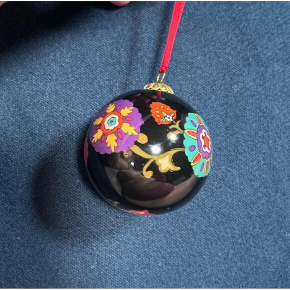 Ornament Vera Bradley Christmas Symphony in Hue 2009 Floral No Box retired - Picture 2 of 3